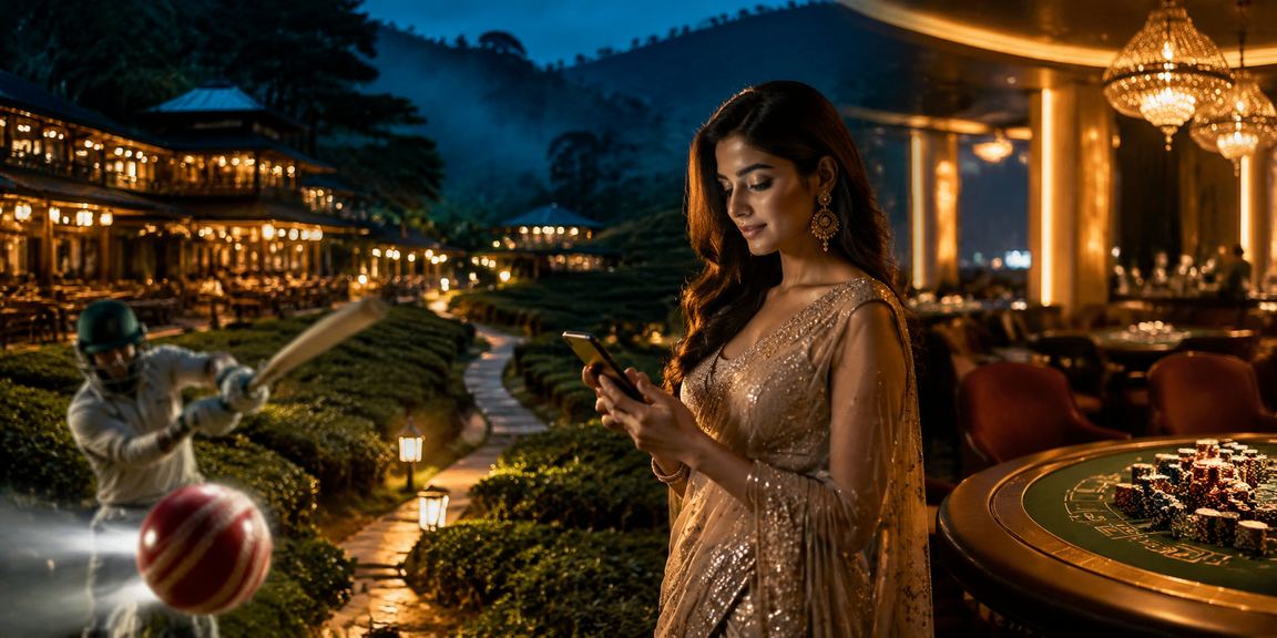 বান্দরবানে চা বাগানের পাশে ক্রিকেট বেটিংয়ের দৃশ্য